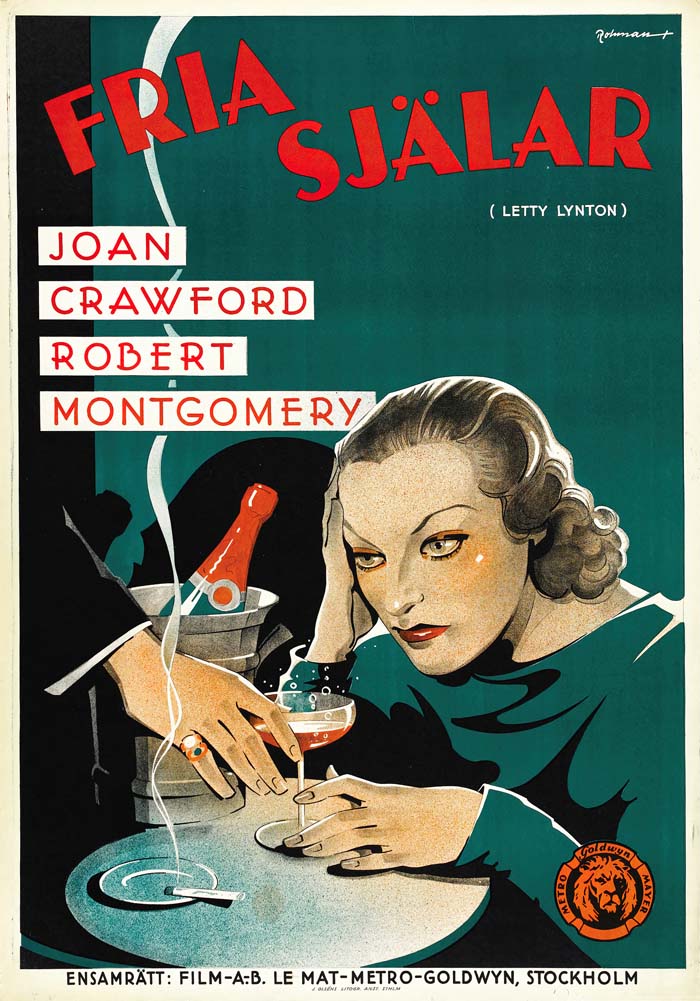 Letty Lynton (1932) vintage movie poster